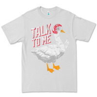 Dove Grey Talk To Me- Funny Goose Tee- Funny Goose Gifts Premium Premium Tee - minhPixels
