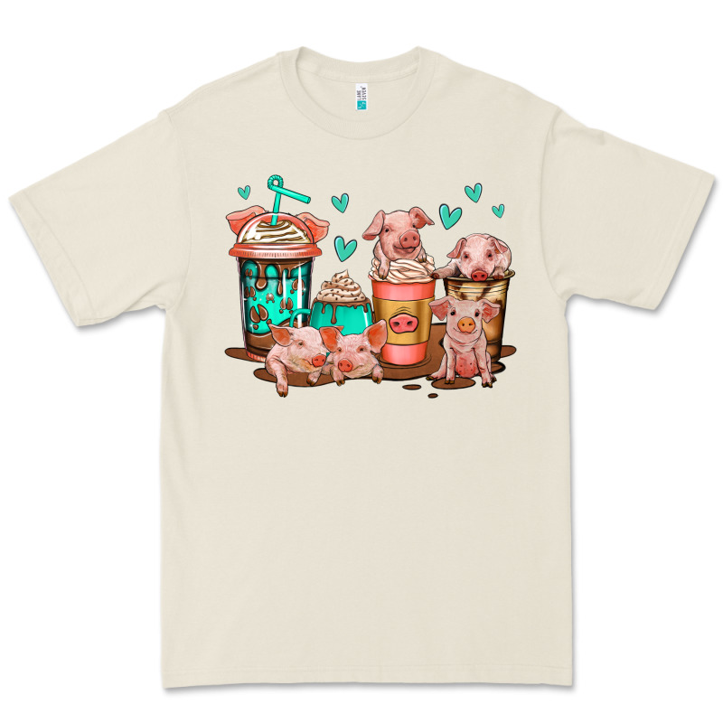 Cute Pigs Coffee Premium Tee by Jasminsmagicworld | Teevron