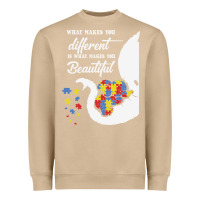 Mushroom Autism Different Makes You Beautiful Heavyweight Sweatshirt - CowhideDigitalArt