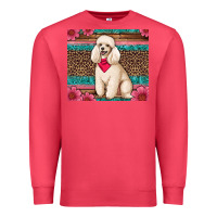 Cardinal standart poodle floral Premium Sweatshirt - Artiststas