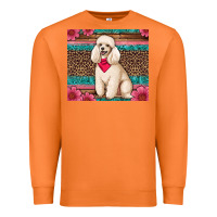 Carrot standart poodle floral Premium Sweatshirt - Artiststas