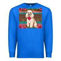 True Royal standart poodle floral Premium Sweatshirt - Artiststas