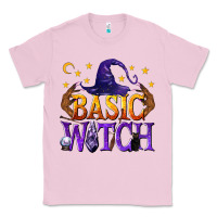 Bubblegum Pink Basic Witch Classic Tee - texasbilliewilder