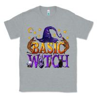 Heather Grey Basic Witch Classic Tee - texasbilliewilder