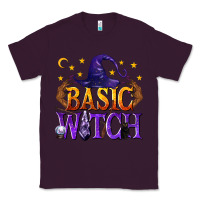 Plum Basic Witch Classic Tee - texasbilliewilder