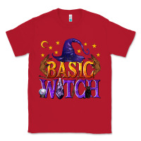 Red Basic Witch Classic Tee - texasbilliewilder