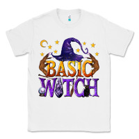 White Basic Witch Classic Tee - texasbilliewilder