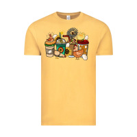 Vintage Mustard Chicken coffee cups Vintage Tee - HowdyJamesFarm