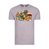 Vintage Zinc Chicken coffee cups Vintage Tee - HowdyJamesFarm