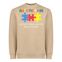 Mushroom Autistic Pride Autism Awareness Heavyweight Sweatshirt - CowhideDigitalArt