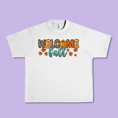 Welcome Fall Urban Heavy Tee Designed By Ranaportraitstore
