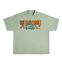Oil Green Welcome Fall Urban Heavy Tee - RanaPortraitStore