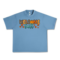 Pebble Blue Welcome Fall Urban Heavy Tee - RanaPortraitStore