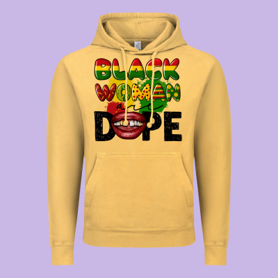 Black Woman Are Dope Vintage Hoodie Designed By Cowgirlartshop