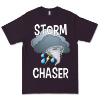 Plum Kids Storm Chaser Boys Storm Hunter Tornado Gift Premium Tee - minhPixels