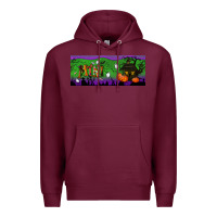 Burgundy halloween mini 15 oz mug Premium Hoodie - BundleAndBundleShop
