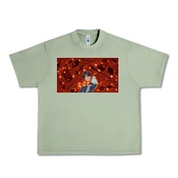 Oil Green wizard boy and owl Urban Heavy Tee - TumblerDesignByShophia