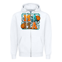 White leopard basketball mama Mother's Day Zipper Hoodie - LillyAllenDesigns