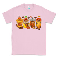 Bubblegum Pink Thanksgiving Coffee Cups Classic Tee - texasbilliewilder