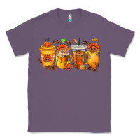 Lavender Thanksgiving Coffee Cups Classic Tee - texasbilliewilder