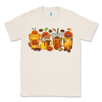 Natural Thanksgiving Coffee Cups Classic Tee - texasbilliewilder