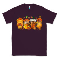Plum Thanksgiving Coffee Cups Classic Tee - texasbilliewilder