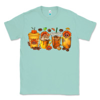 Seafoam Thanksgiving Coffee Cups Classic Tee - texasbilliewilder