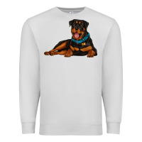 Dove Grey rottweiler Premium Sweatshirt - Artiststas