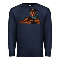 Navy rottweiler Premium Sweatshirt - Artiststas