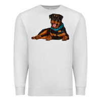 Oatmeal Heather rottweiler Premium Sweatshirt - Artiststas