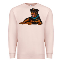 Pale Pink rottweiler Premium Sweatshirt - Artiststas