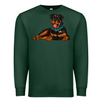 Sports Green rottweiler Premium Sweatshirt - Artiststas