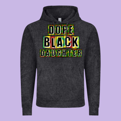 Dope Black Daughter Vintage Hoodie Designed By Cowgirlartshop
