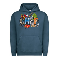 Pigment Midnight Navy chef Urban Hoodie - AdoDesignShop