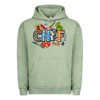 Pigment Oil Green chef Urban Hoodie - AdoDesignShop