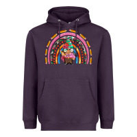 Plum teacher gnome rainbow Heavyweight Hoodie - Artiststas