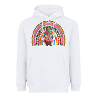 White teacher gnome rainbow Heavyweight Hoodie - Artiststas