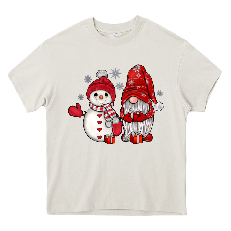 Snowman Gnome Heavy Core Tee by JahusDesignShop | Teevron