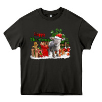 Asphalt happy christmas southdown baby sheep Heavy Core Tee - LillyAllenDesigns