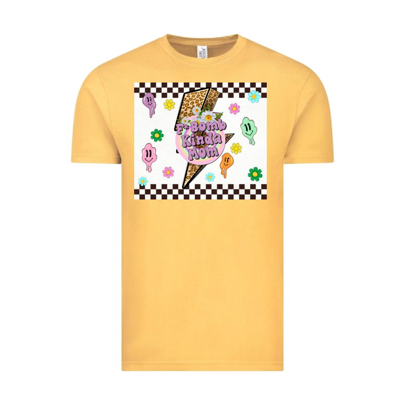 F Bomb Kinda Mom Vintage Tee by TumblerDesignByShophia | Teevron