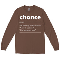 Chestnut Chonce Definition We Took A Chonce Risk Lover Gift Long Sleeve Tee - minhPixels