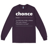 Plum Chonce Definition We Took A Chonce Risk Lover Gift Long Sleeve Tee - minhPixels