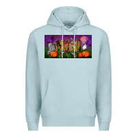 Blue Mist halloween mini license plate Premium Hoodie - BundleAndBundleShop