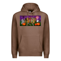 Chestnut halloween mini license plate Premium Hoodie - BundleAndBundleShop
