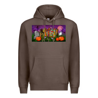 Coffee halloween mini license plate Premium Hoodie - BundleAndBundleShop