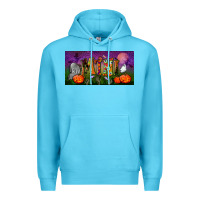 Ocean Blue halloween mini license plate Premium Hoodie - BundleAndBundleShop