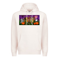 Pale Pink halloween mini license plate Premium Hoodie - BundleAndBundleShop
