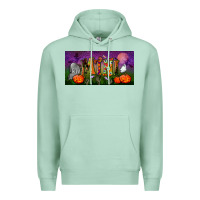 Seafoam halloween mini license plate Premium Hoodie - BundleAndBundleShop