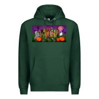 Sports Green halloween mini license plate Premium Hoodie - BundleAndBundleShop