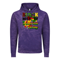 Cloud Purple black history is american history Vintage Hoodie - CowGirlArtShop